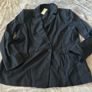 NWT banana republic linen blend blazer